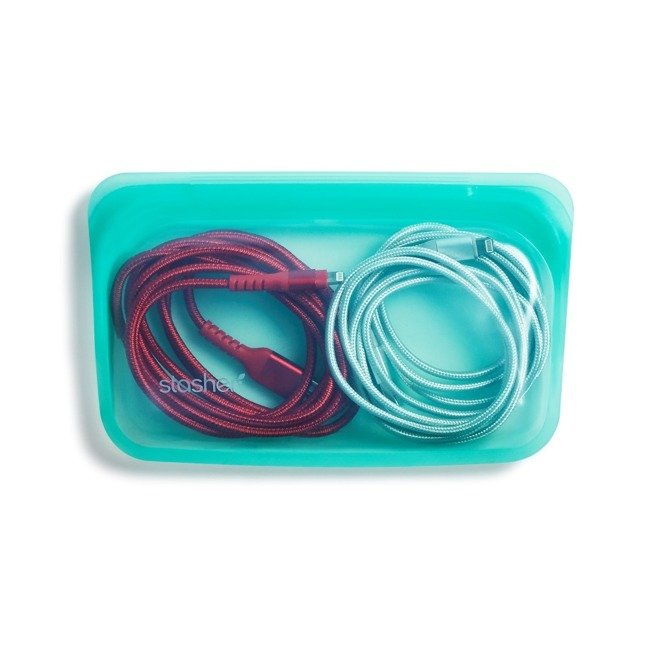 Wielofunkcyjna saszetka Stasher Snack Bag - aqua