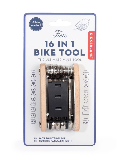 Wielofunkcyjne narzędzie do rowerów Kikkerland Fiets 16w1 Bike Tool