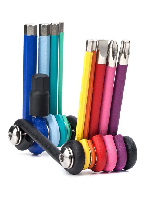 Wielofunkcyjny narzędzie Kikkerland Rainbow Multi-Tool Set