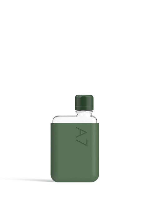 Wielorazowa butelka na napoje Memobottle Original A7 - moss green