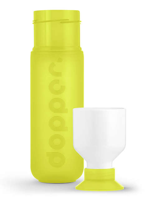 Wielorazowa butelka na wodę Dopper Original 450 ml - seahorse lime