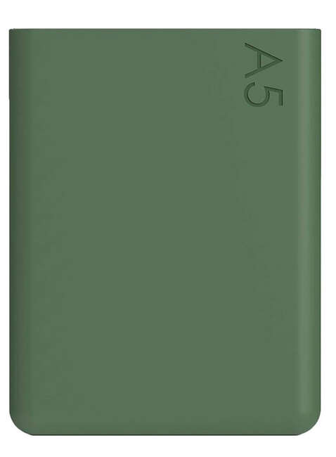 Wielorazowa butelka na wodę Memobottle Original A5 750 ml - moss green