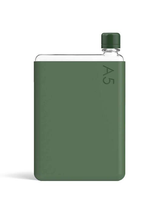 Wielorazowa butelka na wodę Memobottle Original A5 750 ml - moss green