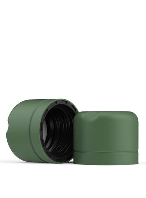 Wielorazowa butelka na wodę Memobottle Original A6 375 ml - moss green