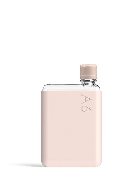 Wielorazowa butelka na wodę Memobottle Original A6 375 ml - pale coral