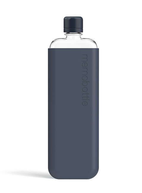 Wielorazowa butelka na wodę Memobottle Original Slim 450 ml - midnight blue