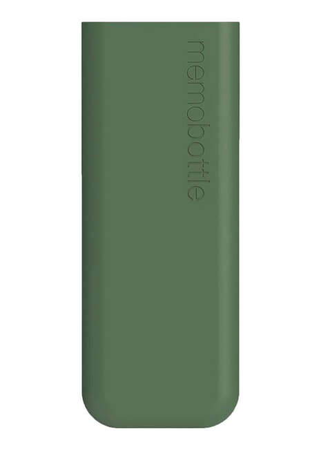 Wielorazowa butelka na wodę Memobottle Original Slim 450 ml - moss green