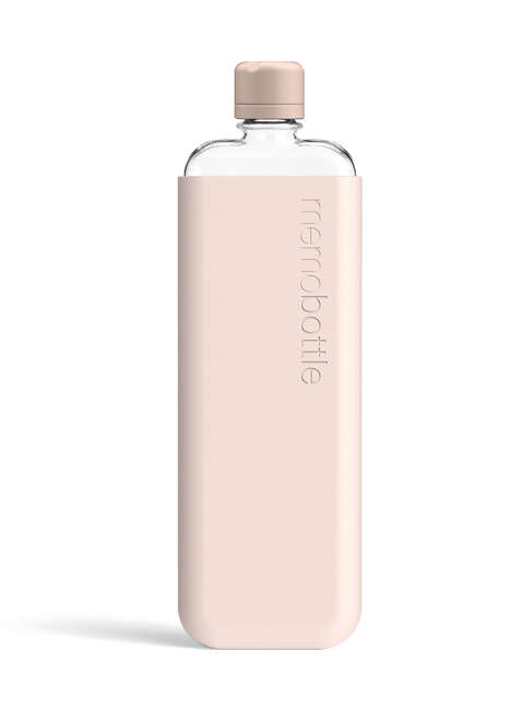 Wielorazowa butelka na wodę Memobottle Original Slim 450 ml - pale coral