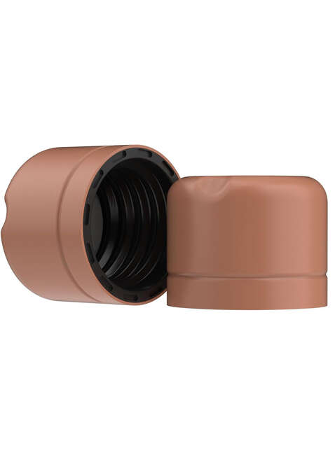 Wielorazowa butelka na wodę Memobottle Original Slim 450 ml - terracotta