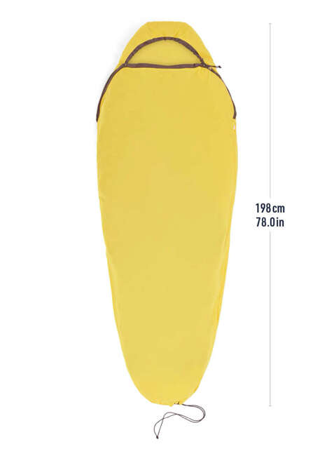 Wkładka docieplająca Sea to Summit Reactor Compact Mummy (Drawcord) - yellow