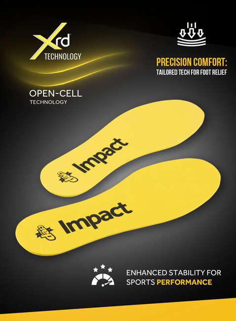 Wkładki amortyzujące do butów Crep Protect Insoles Impact - yellow