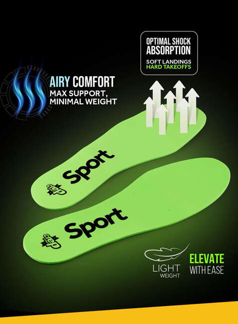 Wkładki do butów Crep Protect Insoles Sport - green