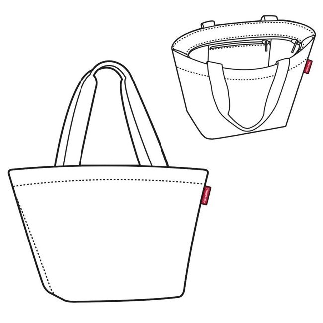 Wodoodporna torba na zakupy Reisenthel Shopper M - dots