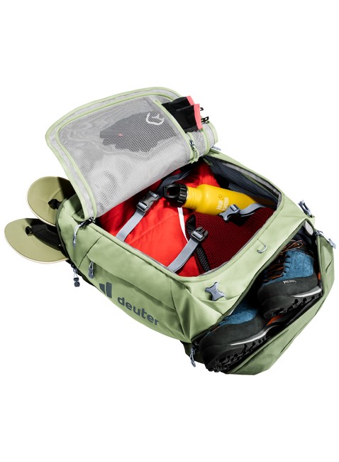 Wodoodporna torba podróżna składana Deuter Duffel Pro 40 - mineral / grove