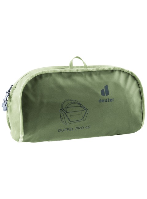 Wodoodporna torba podróżna składana Deuter Duffel Pro 40 - mineral / grove