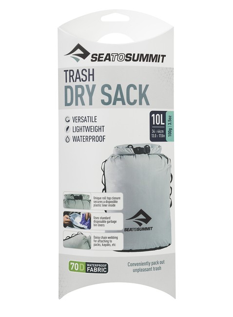 Worek na śmieci Sea to Summit Trash Dry Sack 10 l - white