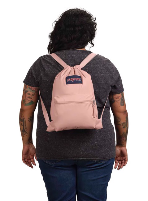 Worek plecak JanSport Draw Sack - misty rose