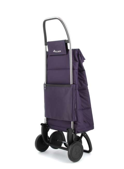 Wózek na zakupy 4-kołowy Rolser BIG 4 POLAR - purple