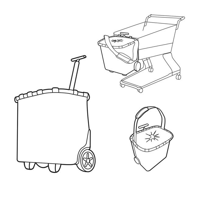 Wózek na zakupy Reisenthel Carrycruiser - dots
