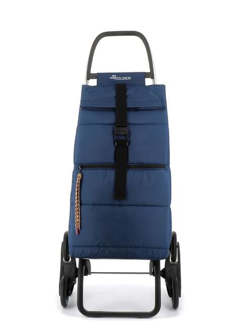 Wózek na zakupy Rolser Big Polar z 6 kołami - navy blue