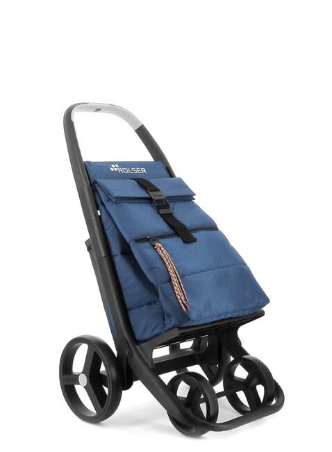 Wózek na zakupy Rolser Clec M Termo Polar 8 Plus Grey - navy blue