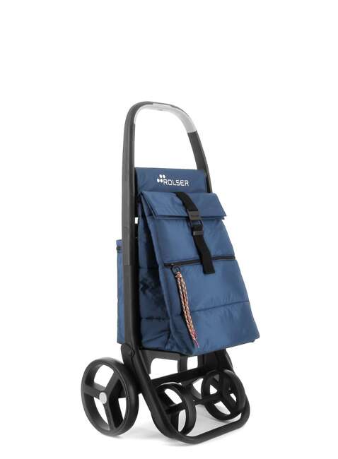 Wózek na zakupy Rolser Clec M Termo Polar 8 Plus Grey - navy blue