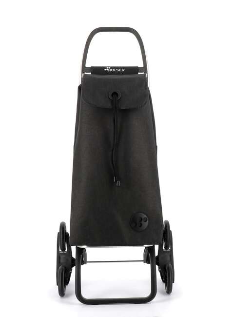 Wózek na zakupy Rolser I-Max Tweed z 6 kołami - black