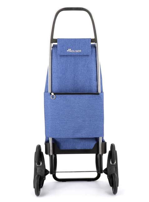 Wózek na zakupy Rolser I-Max Tweed z 6 kołami - blue