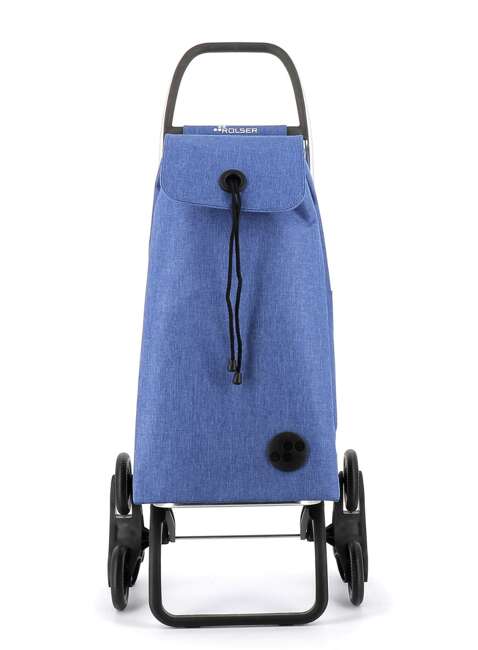 Wózek na zakupy Rolser I-Max Tweed z 6 kołami - blue