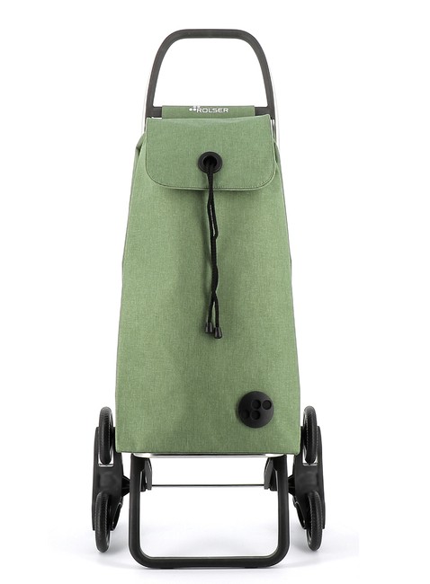 Wózek na zakupy Rolser I-Max Tweed z 6 kołami - green