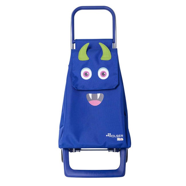 Wózek na zakupy dziecięcy Rolser Monster Kid MF - blue