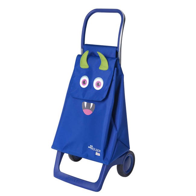 Wózek na zakupy dziecięcy Rolser Monster Kid MF - blue