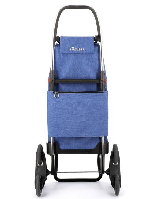 Wózek na zakupy na schody Rolser I-Max TWEED - blue