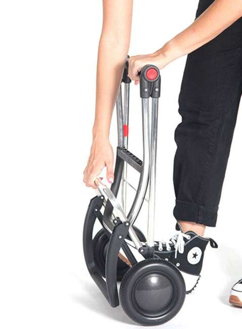 Wózek na zakupy składany 2-kołowy Rolser Mini Bag Plus MF - bordeaux