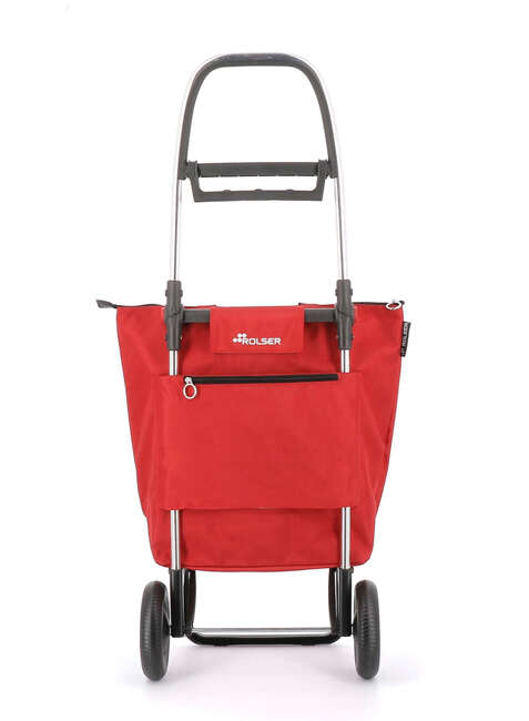 Wózek na zakupy składany 2-kołowy Rolser Mini Bag Plus MF - red