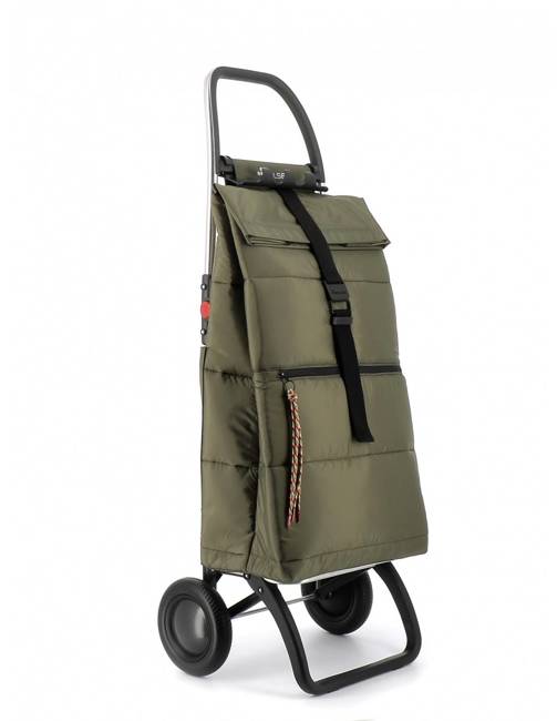 Wózek składany na zakupy 2 kołowy Rolser BIG 2L POLAR - khaki green