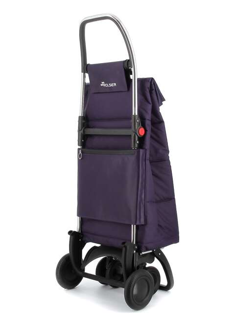 Wózek składany na zakupy Rolser BIG 4LT POLAR - purple