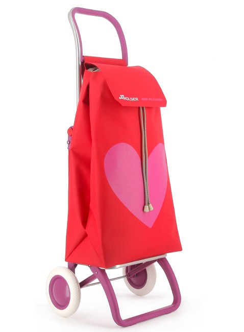 Wózek składany na zakupy Rolser Serrella LN Agatha Ruiz de la Prada - red / heart