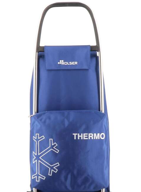 Wózek sklepowy Rolser I-Max Thermo Zen z 6 kołami - blue