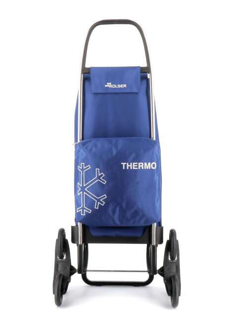 Wózek sklepowy Rolser I-Max Thermo Zen z 6 kołami - blue