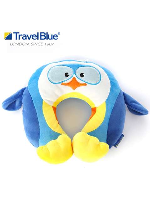 Zagłówek poduszka podróżna dla dzieci Travel Blue - penguin Puffy