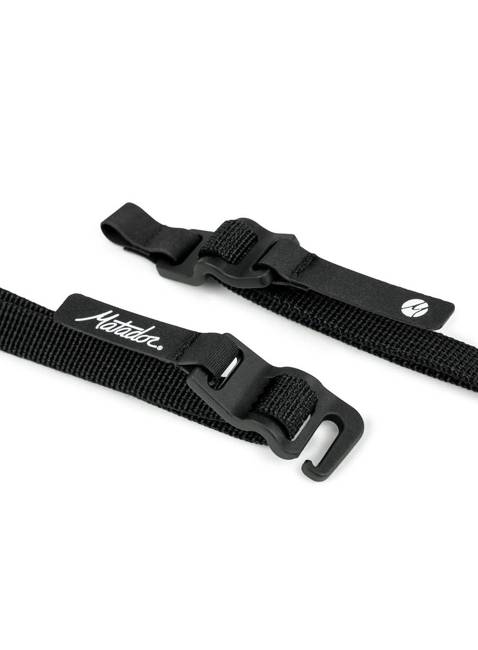 Zestaw 2 pasów do sprzętu Matador Better Tether Gear Straps 2-Pack:- black