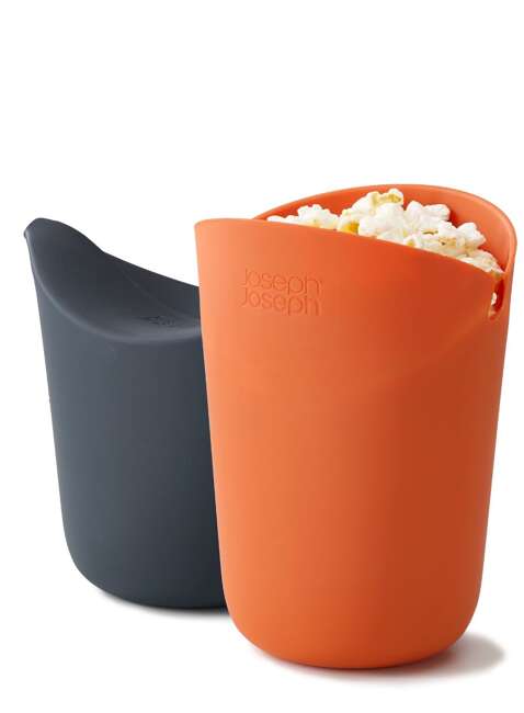 Zestaw 2 pojemników Joseph Joseph M-Cuisine™ Popcorn Maker Set - orange