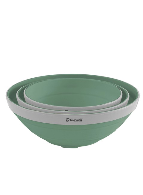 Zestaw 3 misek Outwell Collaps Bowl Set - shadow green