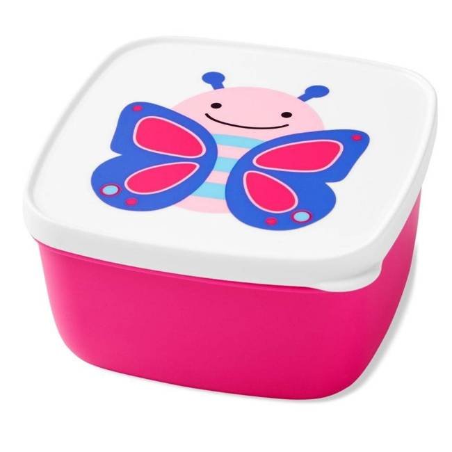Zestaw 3 pudełek Skip Hop Zoo Snack Box Set - butterfly
