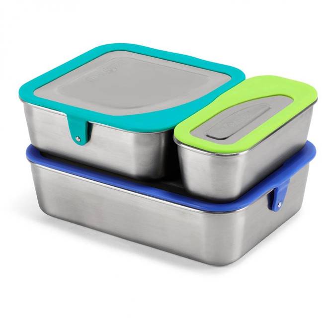Zestaw 3 stalowych lunchboxów Food Box Set Klean Kanteen 