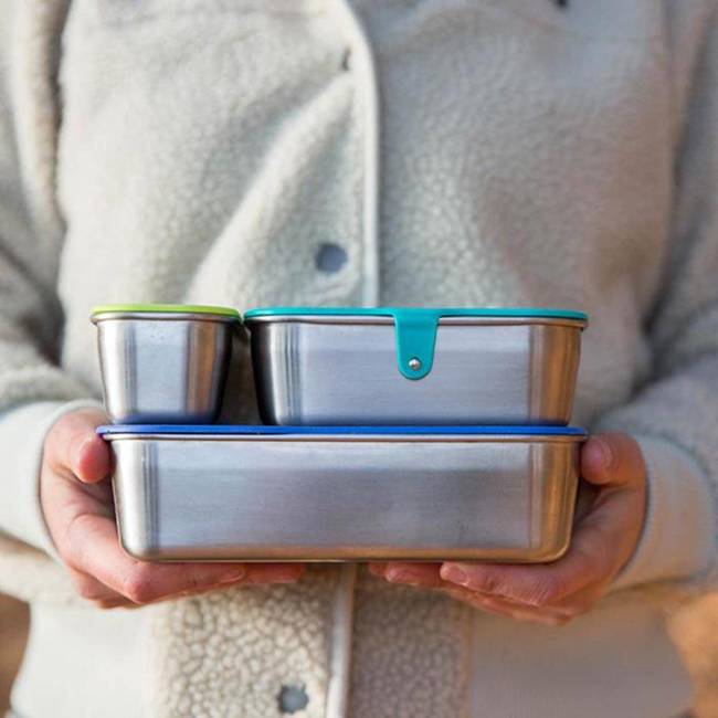 Zestaw 3 stalowych lunchboxów Food Box Set Klean Kanteen 