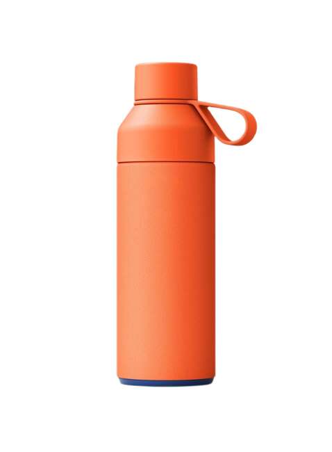 Zestaw 3w1 butelka termiczna Ocean Bottle Original 0,5 l z 3 wymiennymi nakrętkami - sun orange