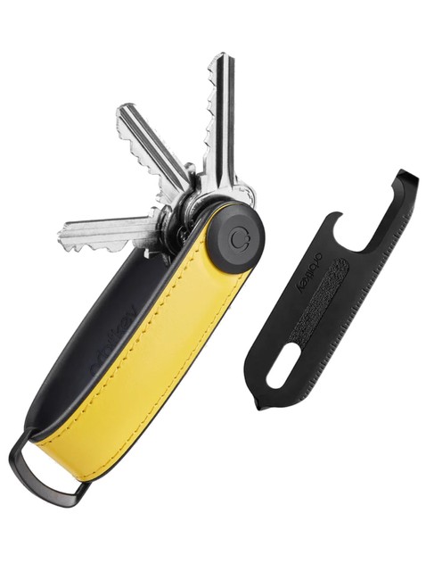 Zestaw Orbitkey Hybrid Leather + Multi-tool V2 - solar yellow