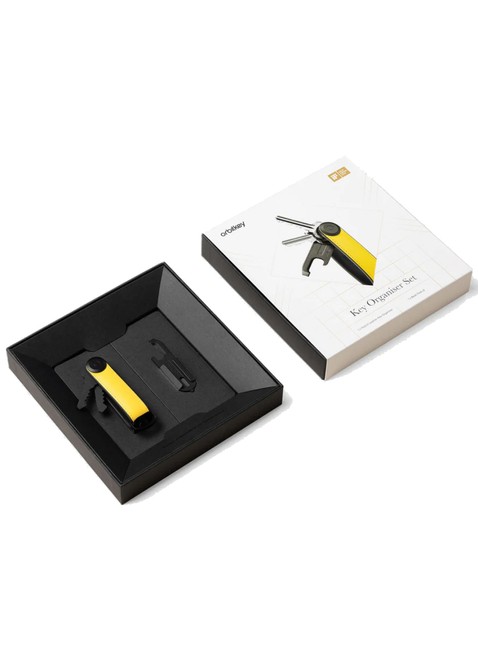 Zestaw Orbitkey Hybrid Leather + Multi-tool V2 - solar yellow